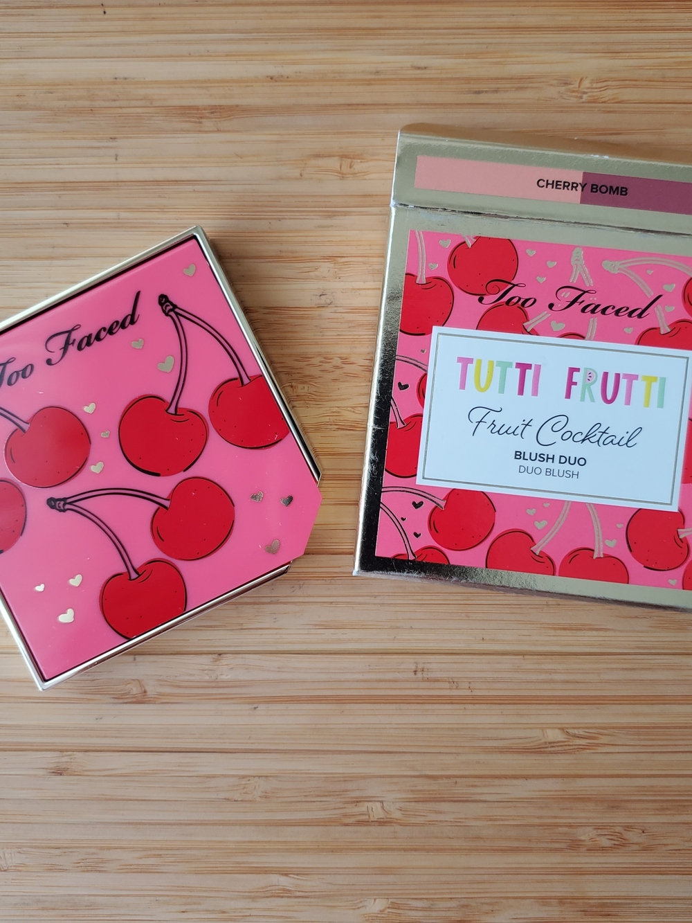 🆕️ Too Faced Tutti Frutti Cherry Bomb Blush Duo